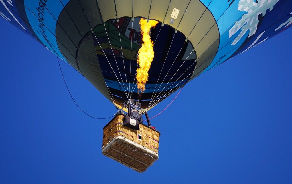 Luftballong över Stockholm