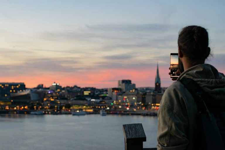 Utsikt Från Skinnarviksberget I Stockholm